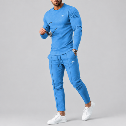 Men’s Long-Sleeve Top & Joggers Set – GymBum UK