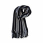 Luxury Men's Woven Stripe Design Long Scarf Warm Soft Acrylic Winter Fashion Accessory for Formal and Casual Wear Hypoallergenic by Sock Stack