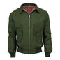 Mens Tartan Lined Classic Harrington Jackets - Made in the UK