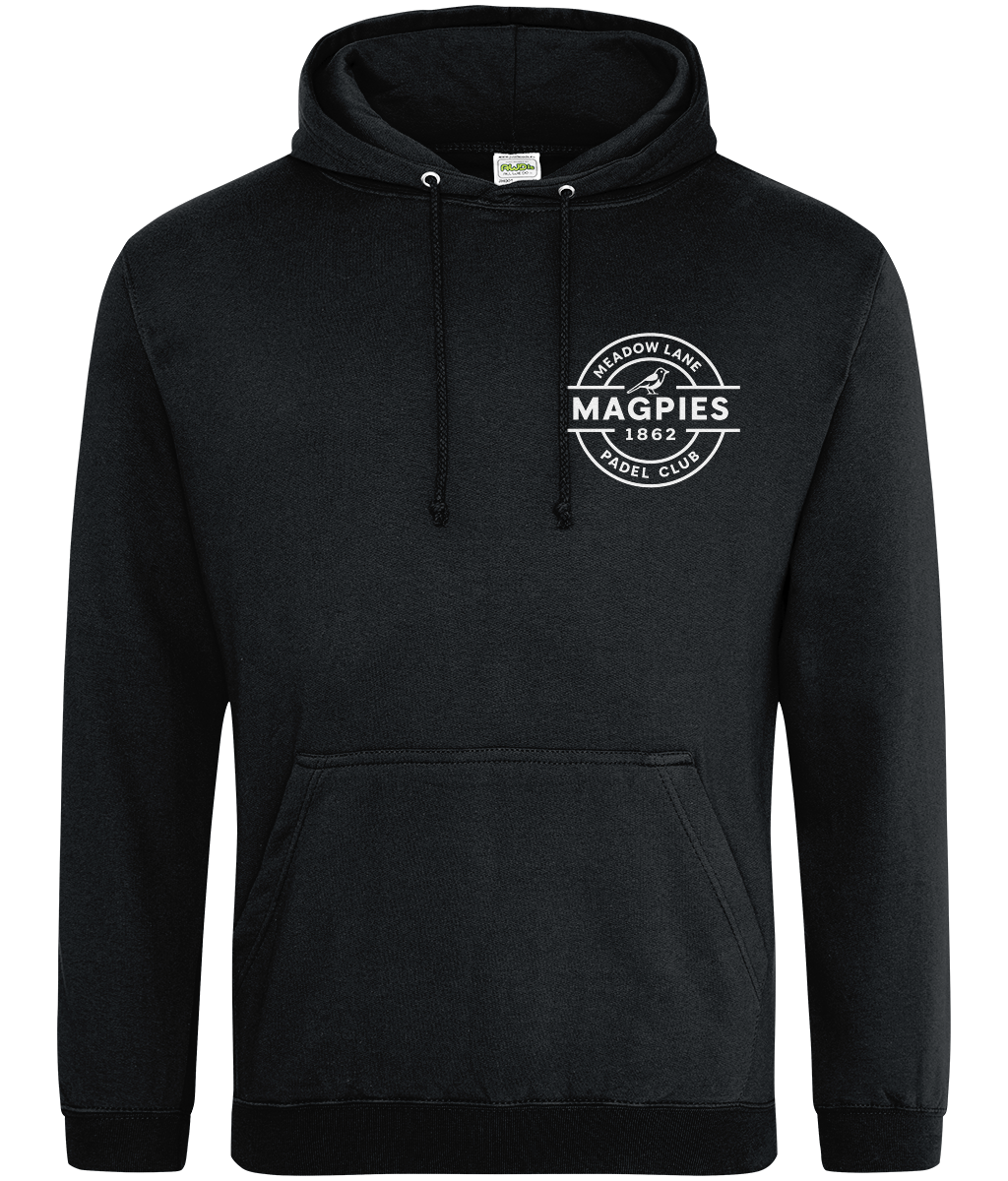 Notts Magpies Padel Club  College Style Hoodie by Corcuera