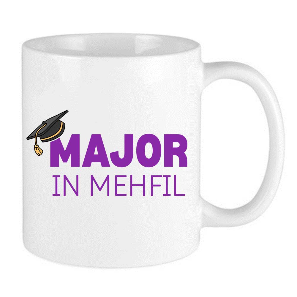 Major In Mehfil Graduation Mug
