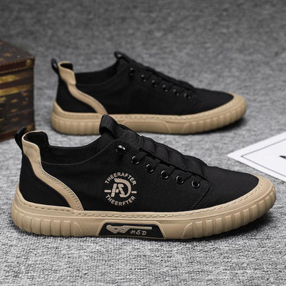 Men Casual Flat Shoes Trend Breathable Canvas