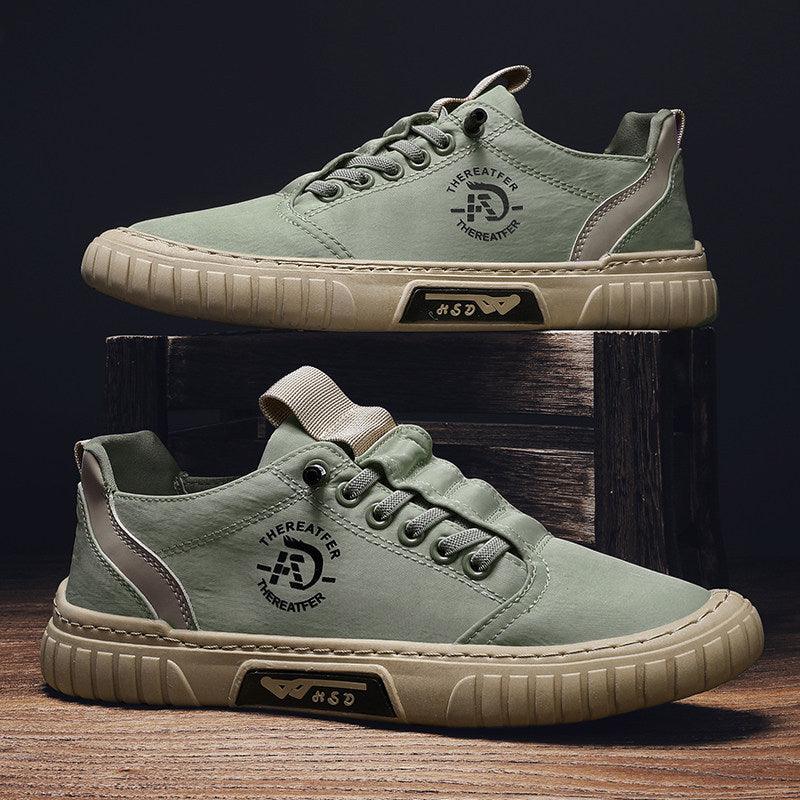 Men Casual Flat Shoes Trend Breathable Canvas