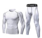 Men's Compression Running Suit Set UK – Long-sleeve Shirt & Pants for Fitness Training