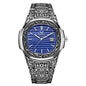 Men's Retro Watch ONOLA 3808 Waterproof Quartz with Steel Strip and Custom Muslim Azan Feature