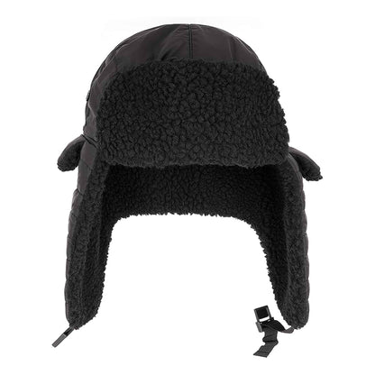 Mens Ribbed Waterproof Trapper Hat with 3M Thinsulate Fleece Lining for Winter Warmth and Cold Weather Protection by Heatwave Thermalwear