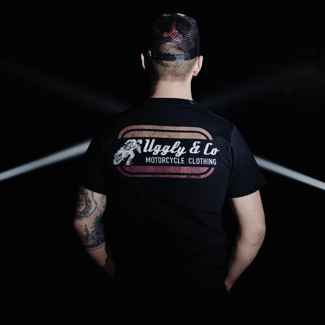 Black Flattrack Tee