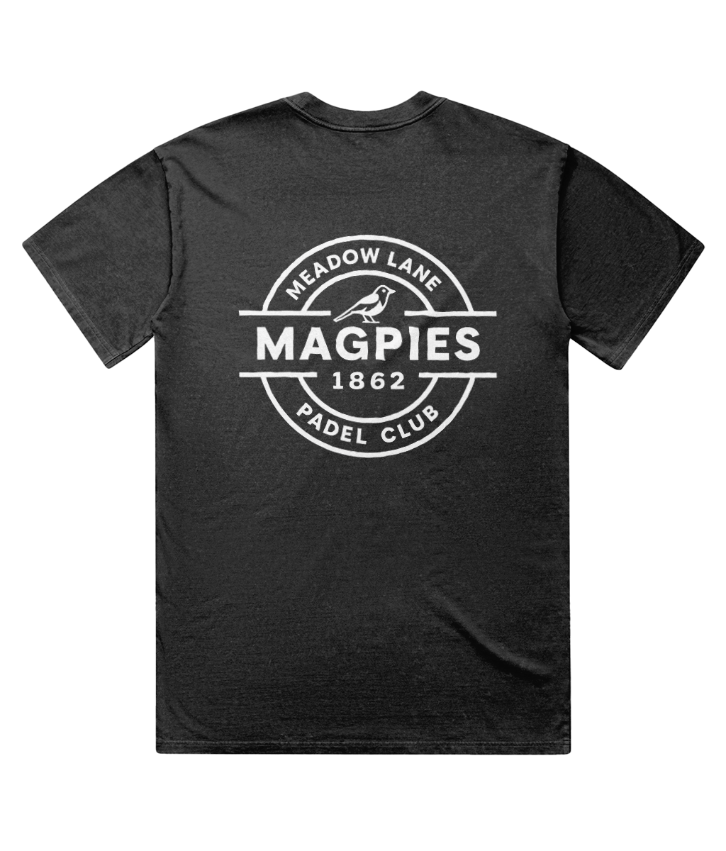 Notts Magpies Padel Club T-shirt | Meadow Lane | by Corcuera Padel Club