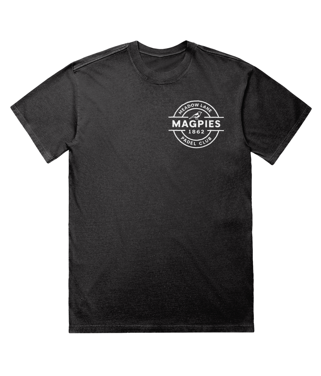 Notts Magpies Padel Club T-shirt | Meadow Lane | by Corcuera Padel Club