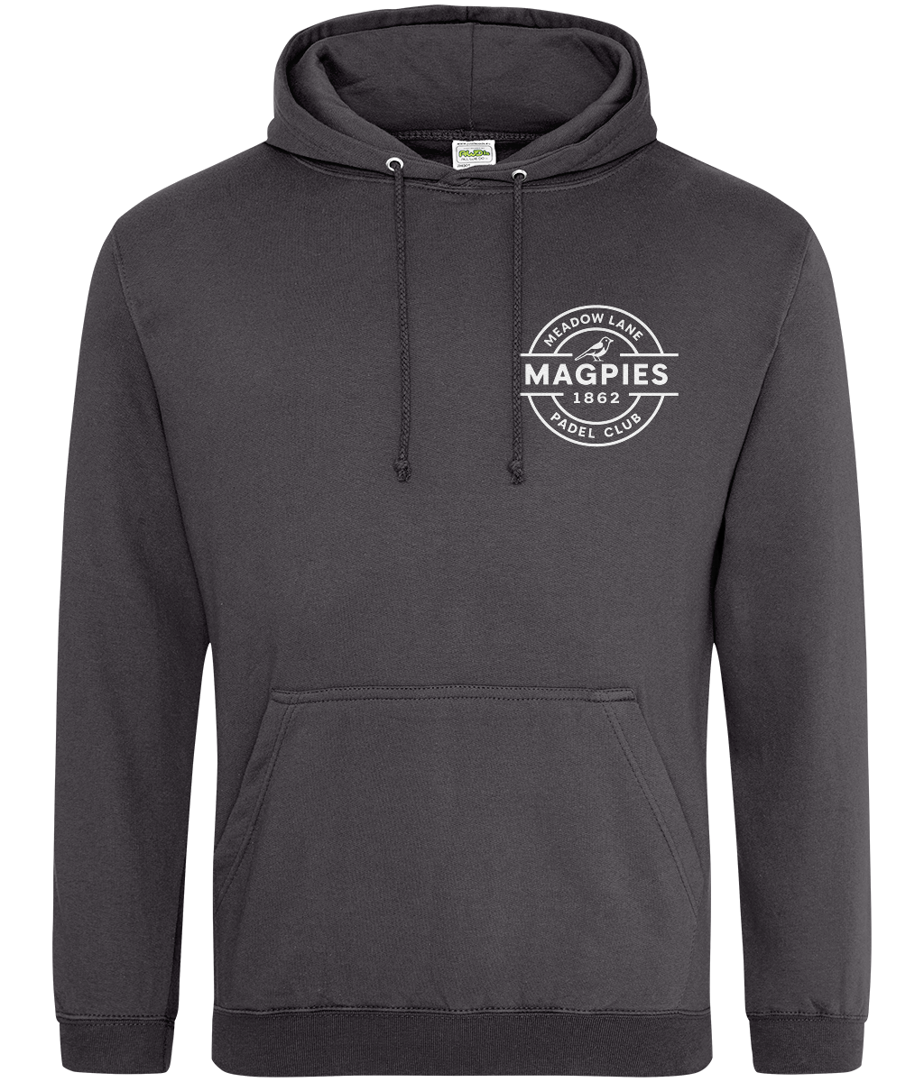 Notts Magpies Padel Club  College Style Hoodie by Corcuera
