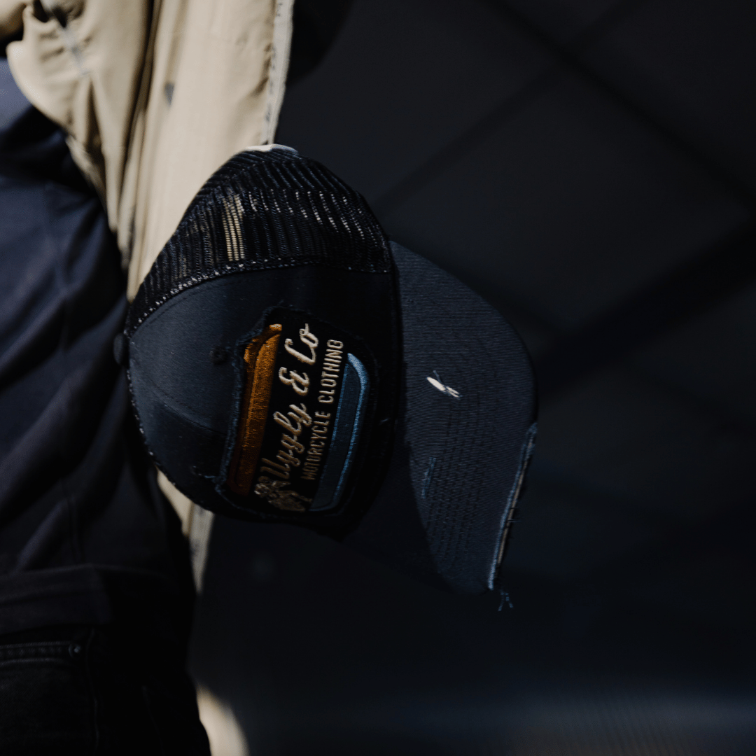 Black Flattrack Cap