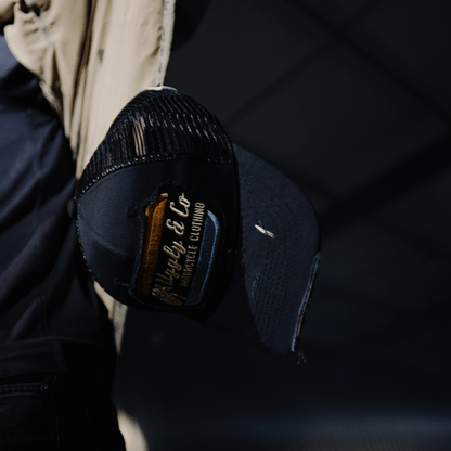 Black Flattrack Cap