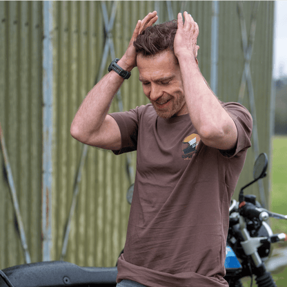 Brown U&C Helmet Tee