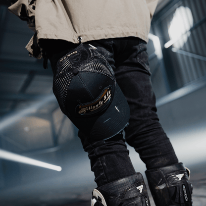 Black Flattrack Cap