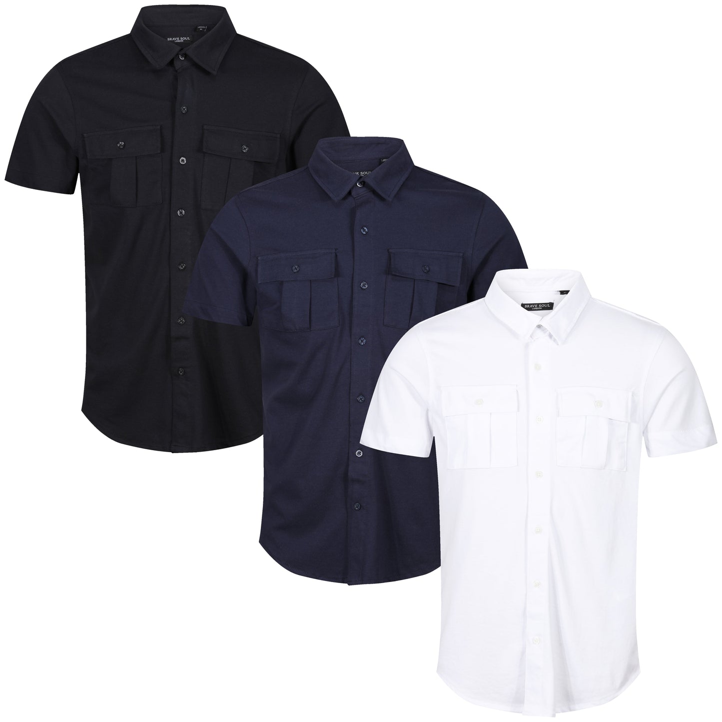 Brave Soul Blitz Short Sleeve Shirt