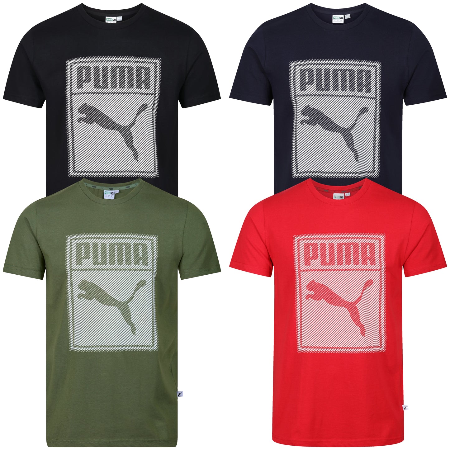 Puma Diagonal Stripe Graphic T-Shirt