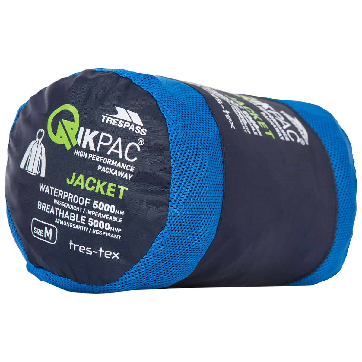 Adults Qikpac X Waterproof Packaway Jacket with Pouch