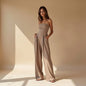 Rae - Elegant Strapless Jumpsuit with Wide Legs