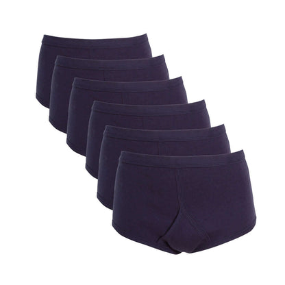 Pack of 6 Mens Organic Cotton Y Front Underpants Breathable Sports and Everyday Wear Various Sizes and Colours Moisture Wicking Comfort by Sock Stack