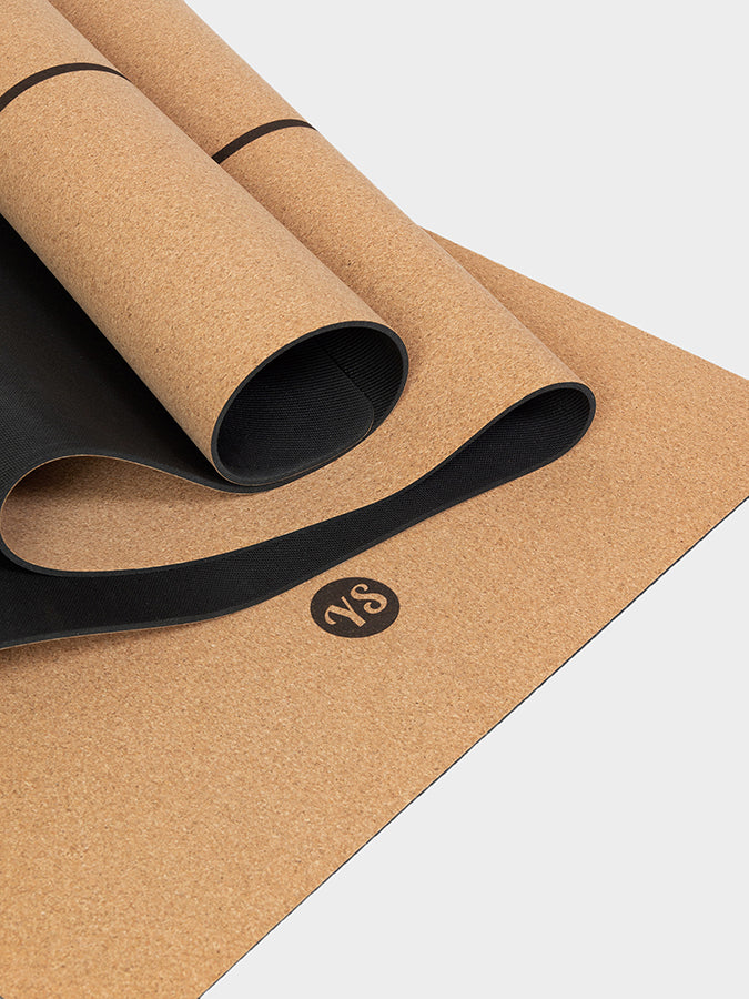 Yoga Studio Alignment Cork Yoga Mat 4mm