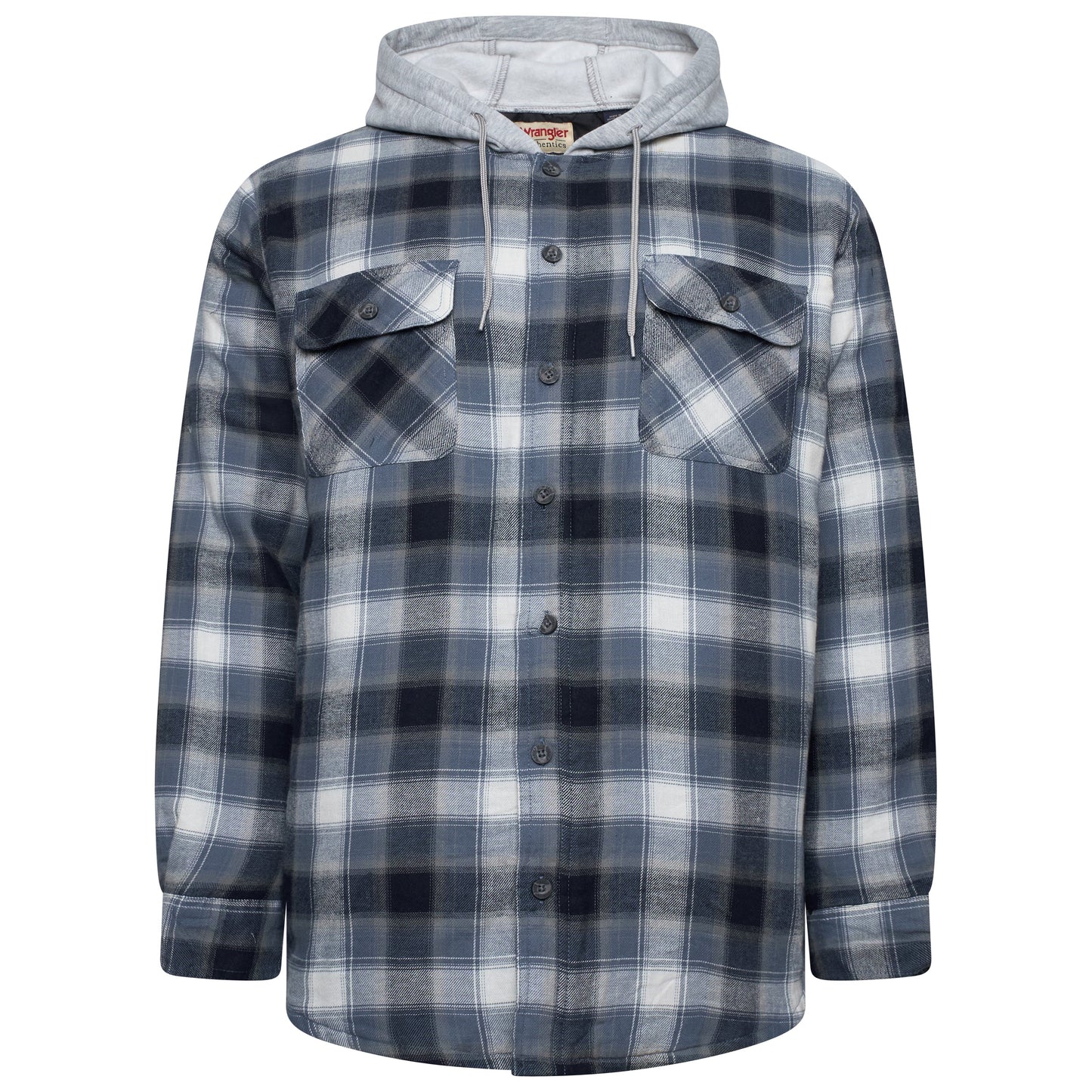Wrangler Padded Hooded Shirt Jacket