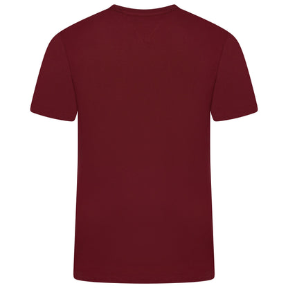 Tommy Hilfiger Flag Embroidery Jersey Crew Neck T-Shirt