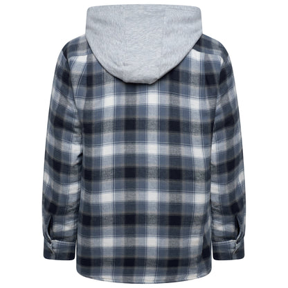 Wrangler Padded Hooded Shirt Jacket