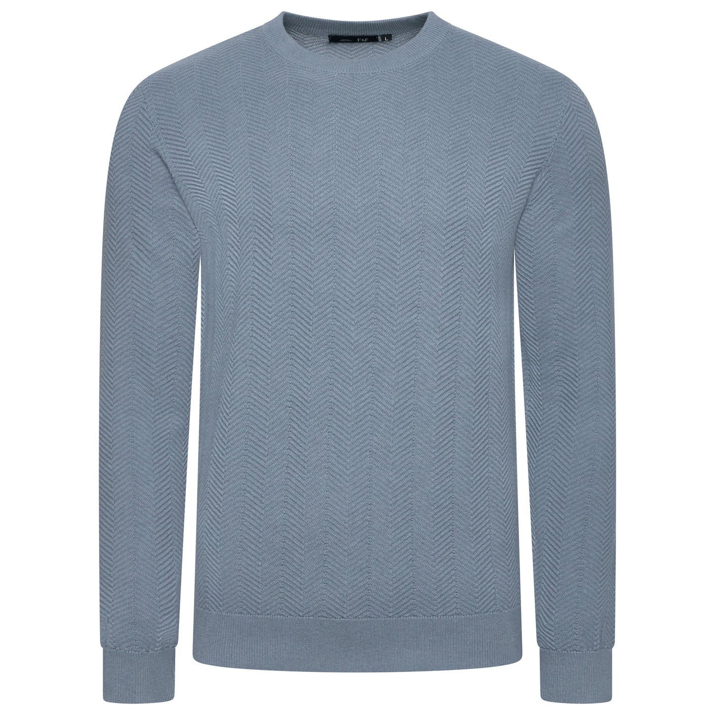 F&F Chevron Knit Pullover Jumper
