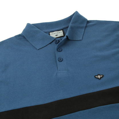 TL London Long Sleeve Stripe Polo Shirt