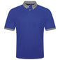 Evryone Check Collar Short Sleeve Polo Shirt
