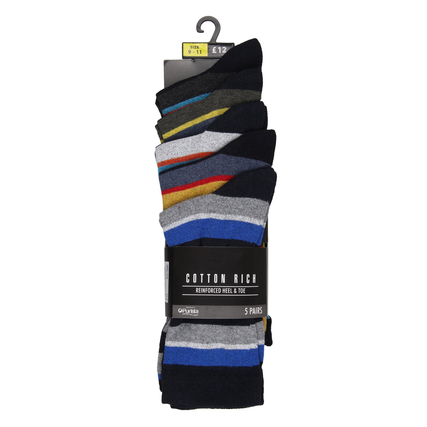 Next 5 Pairs Cotton Rich Patterned Socks