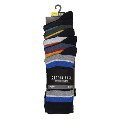 Next 5 Pairs Cotton Rich Patterned Socks