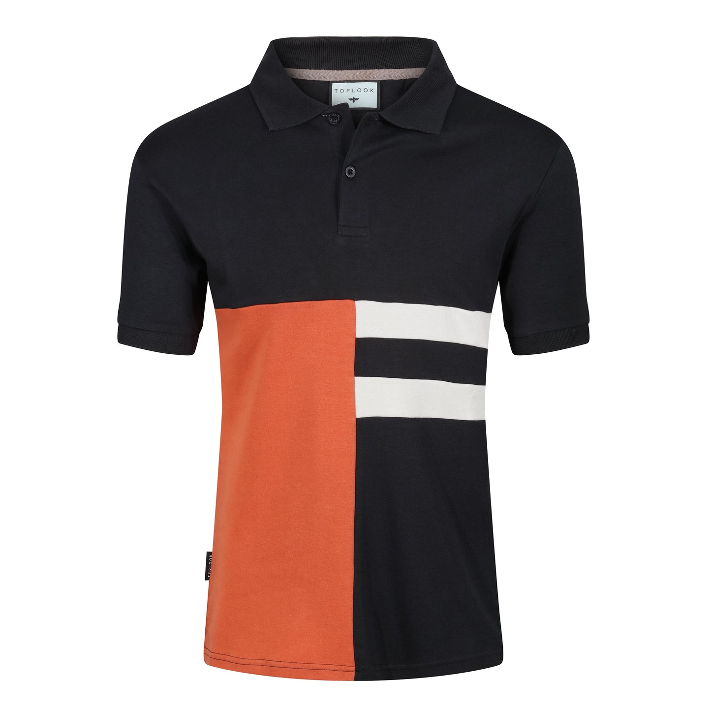 TL London Vertical Panel Polo Shirt