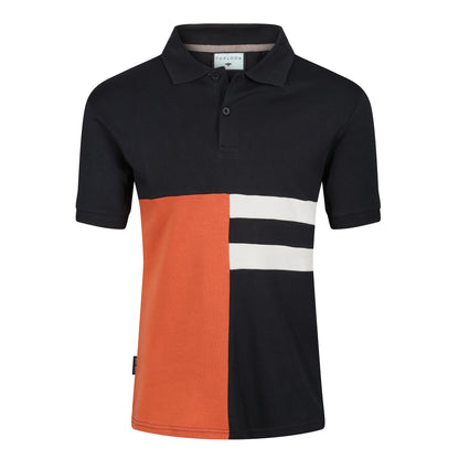 TL London Vertical Panel Polo Shirt
