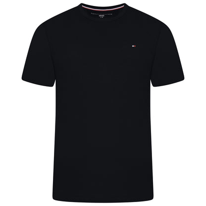Tommy Hilfiger Flag Embroidery Jersey Crew Neck T-Shirt