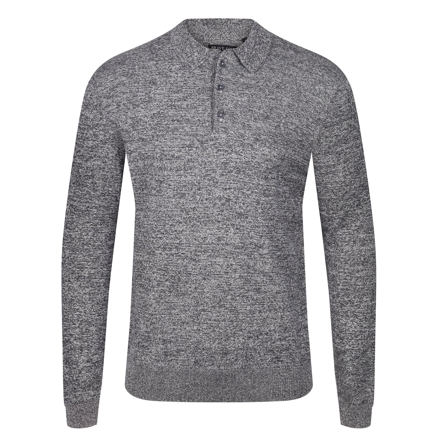 Brave Soul Knitted Polo Shirt