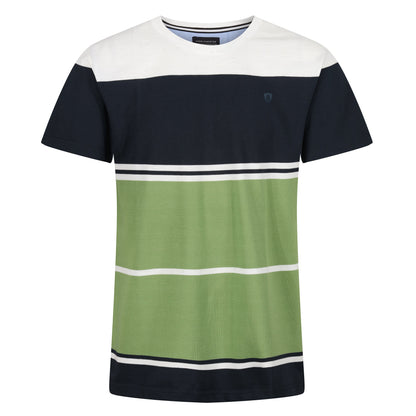 Charles Norton Massachusetts Striped Pique T-Shirt
