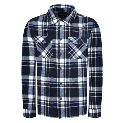 Brave Soul Belfast Check Fleece Overshirt