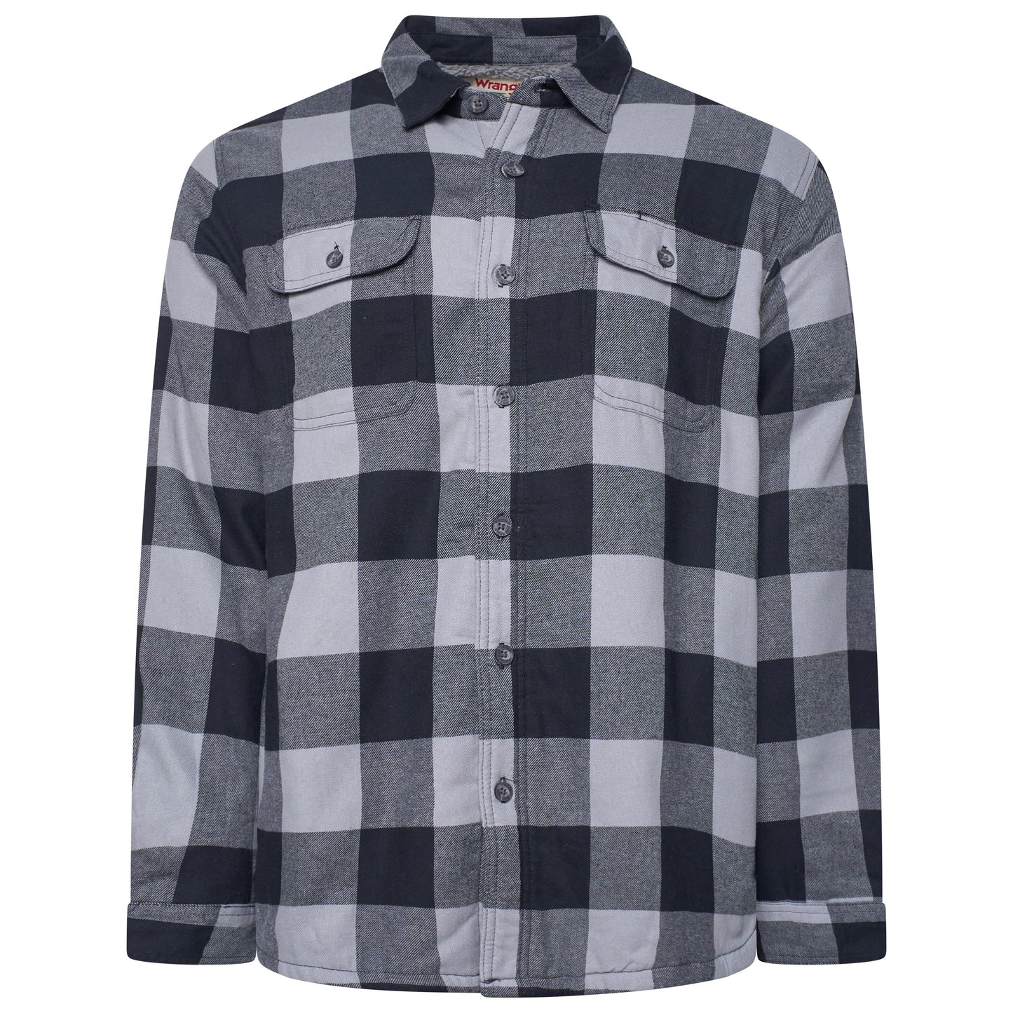 Wrangler Sherpa Lined Plaid Overshirt