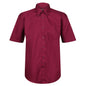 Kustom Kit Short Sleeve Button Up Oxford Shirt