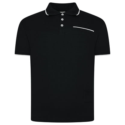 Evryone Contrast Tipped Polo Shirt