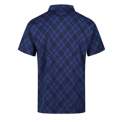 Charles Norton Harlequin Diamond Polo Shirt