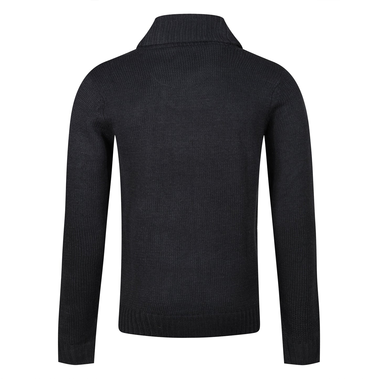 Carter & Rise Shawl Neck Cable Knit Wool Blend Jumper