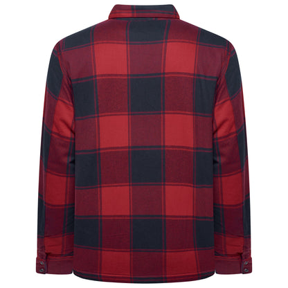 Wrangler Sherpa Lined Flannel Snap Shirt Jacket