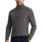 Dressman Wool Blend Quarter Zip Pullover
