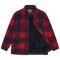 Wrangler Sherpa Lined Flannel Snap Shirt Jacket