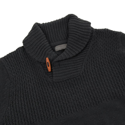 Carter & Rise Shawl Neck Cable Knit Wool Blend Jumper