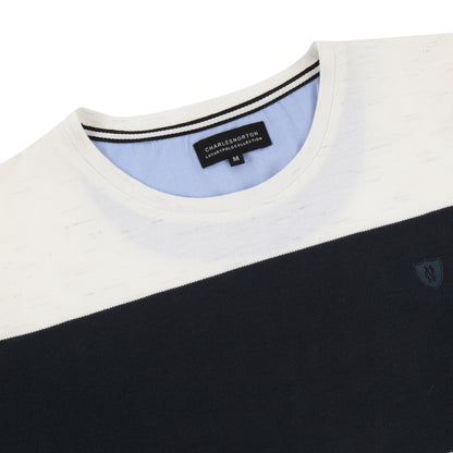 Charles Norton Massachusetts Striped Pique T-Shirt