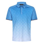 Island Green Geometric Print Golf Sport Polo Shirt