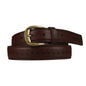 Outback 1.25" Wide Straight Stitch Full Grain Leather Belt
